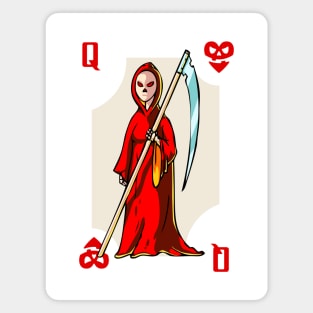 Easy Halloween Playing Card Costume: Queen of Hearts Magnet